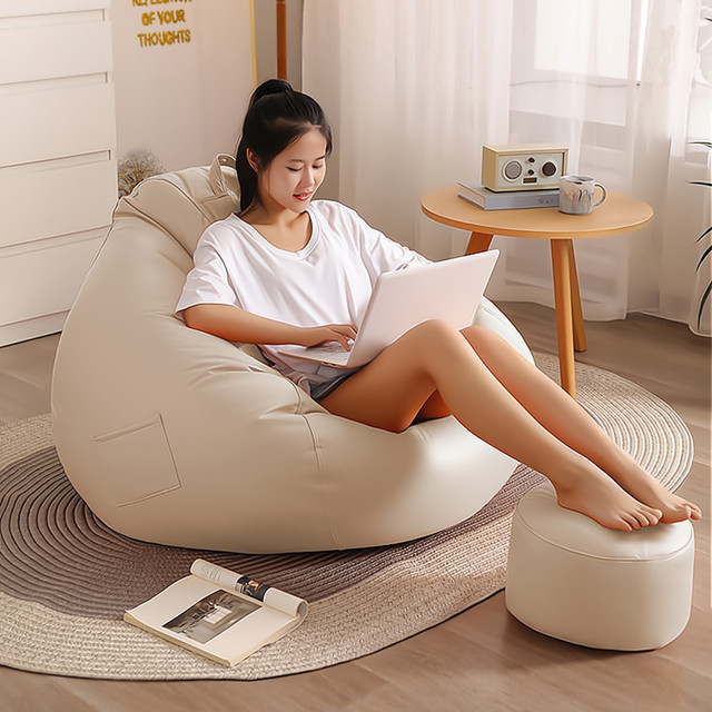 Giant Inflatable Single sofa Lazy Bedroom Gaming Large Floor Bean Bag  Filling Individual Modern Puff Sillon Couch Furniture - AliExpress